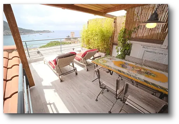 The Shell, luxury apartment on Giglio Island